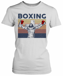 Boxing Jesus Vintage Retro T-Shirt Classic Women's T-shirt