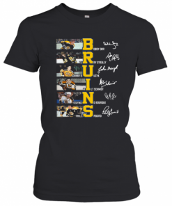 Bruins Bobby Orr Gerry O'Reilly Johnny Bucyk Signatures T-Shirt Classic Women's T-shirt