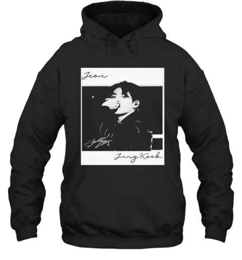 Bts Band Jeon Jungkook Signature T-Shirt Unisex Hoodie