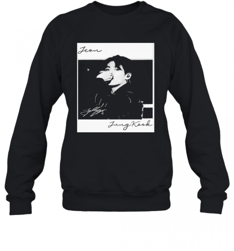Bts Band Jeon Jungkook Signature T-Shirt Unisex Sweatshirt