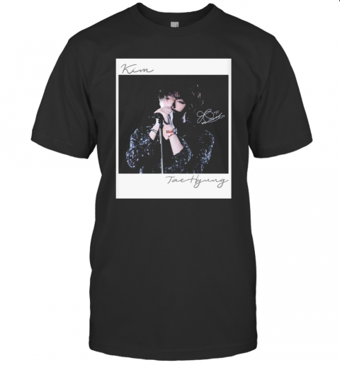 Bts Band Kim Taehyung Signature T-Shirt