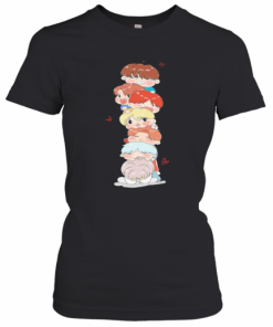 Bts Band Members Chibi Hearts T-Shirt Classic Women's T-shirt