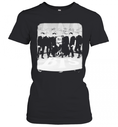 Bts Band Members Signatures T-Shirt Classic Women's T-shirt