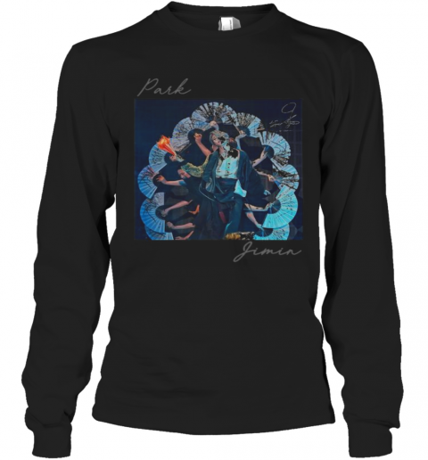 Bts Band Park Jimin Signature T-Shirt Long Sleeved T-shirt 