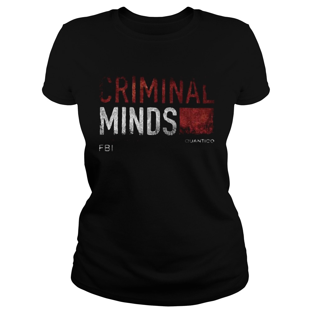 CRIMINAL MINDS SEHAVICRAL ANALYSIS QUANTICO FBI Classic Ladies