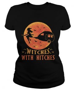 Camping Witches with hitches Halloween sunset  Classic Ladies