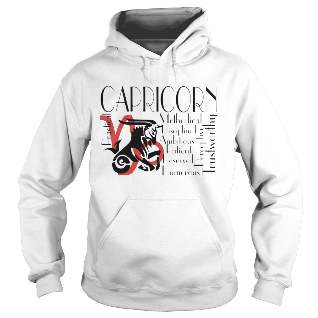 Capricorn Practical Methodical Disciplined Ambitious Patient Reserved Humerous Perceptive Trustwort Hoodie