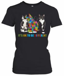 Cat Autism It'S OK To Be Different T-Shirt Classic Women's T-shirt