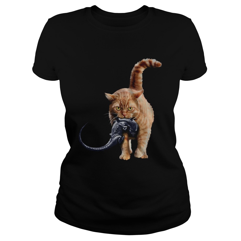 Cat Eat Alien Classic Ladies