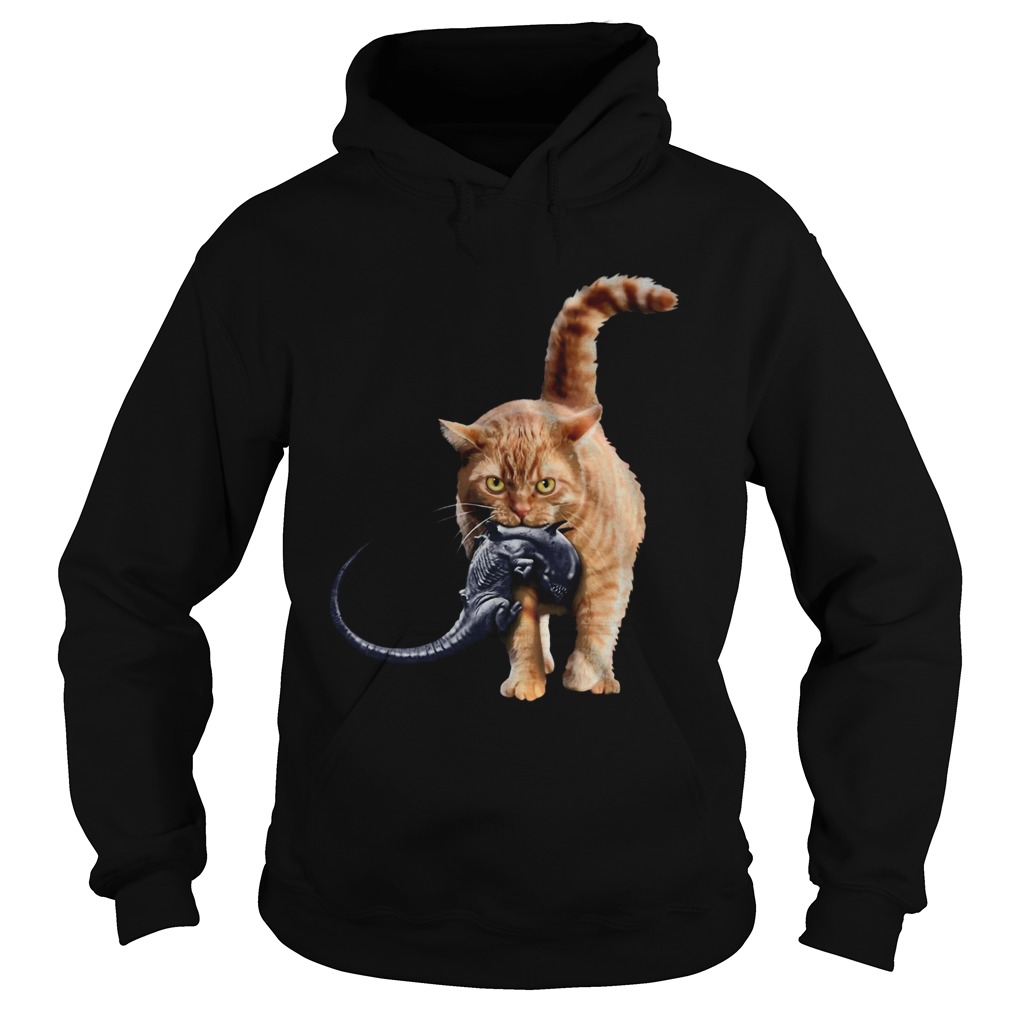 Cat Eat Alien Hoodie