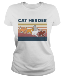 Cat Herder Vintage Retro  Classic Ladies