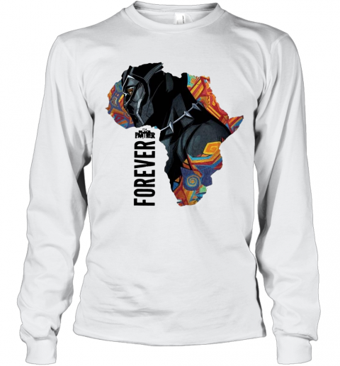 Chadwick Boseman Black Panther Forever Thank You For The Memories T-Shirt Long Sleeved T-shirt 