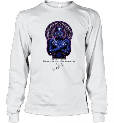 Chadwick Boseman Black Panthers Actor Passes At 43 T-Shirt Long Sleeved T-shirt 