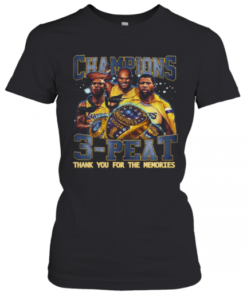 Champion 3 Peat Thank You For The Memories T-Shirt Classic Women's T-shirt