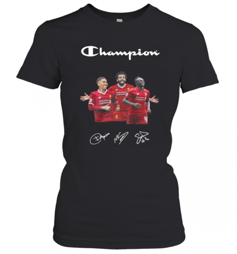 Champions Liverpool Football Club Player Signatures T-Shirt Classic Women's T-shirt