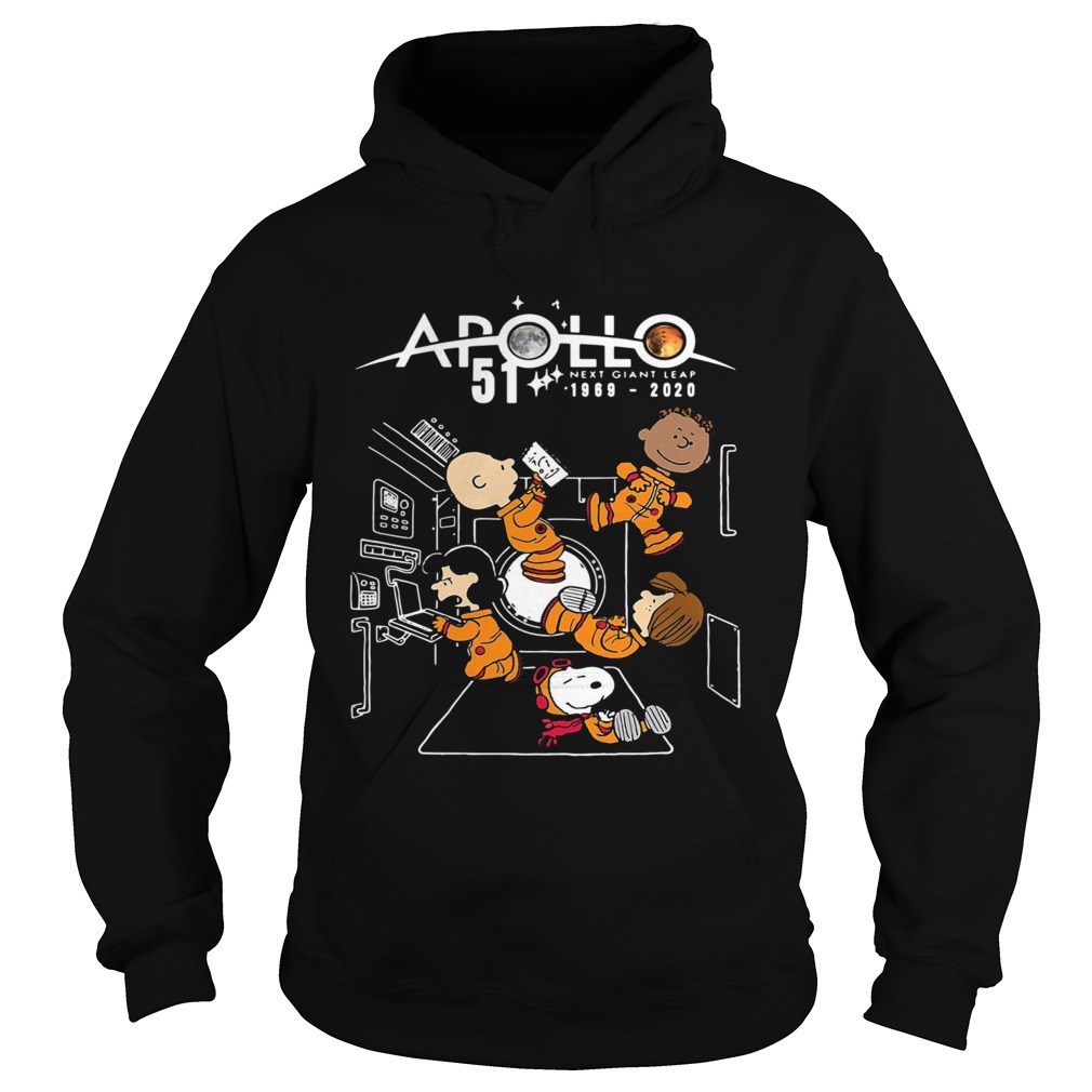 Charlie brown and snoopy apollo 51 next giant leap 1969 2020 Hoodie