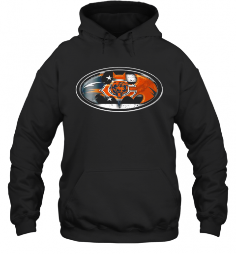 Chicago Bears Batman Logo T-Shirt Unisex Hoodie