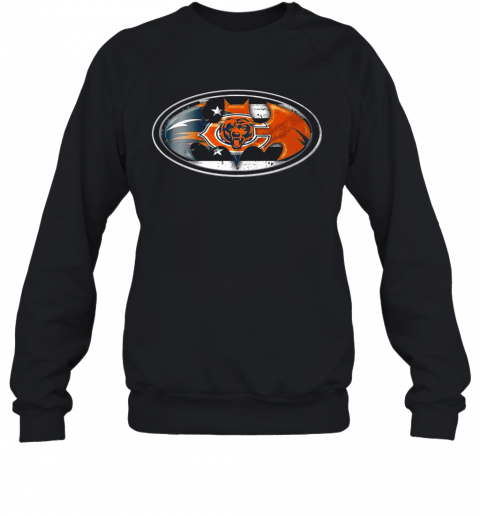 Chicago Bears Batman Logo T-Shirt Unisex Sweatshirt