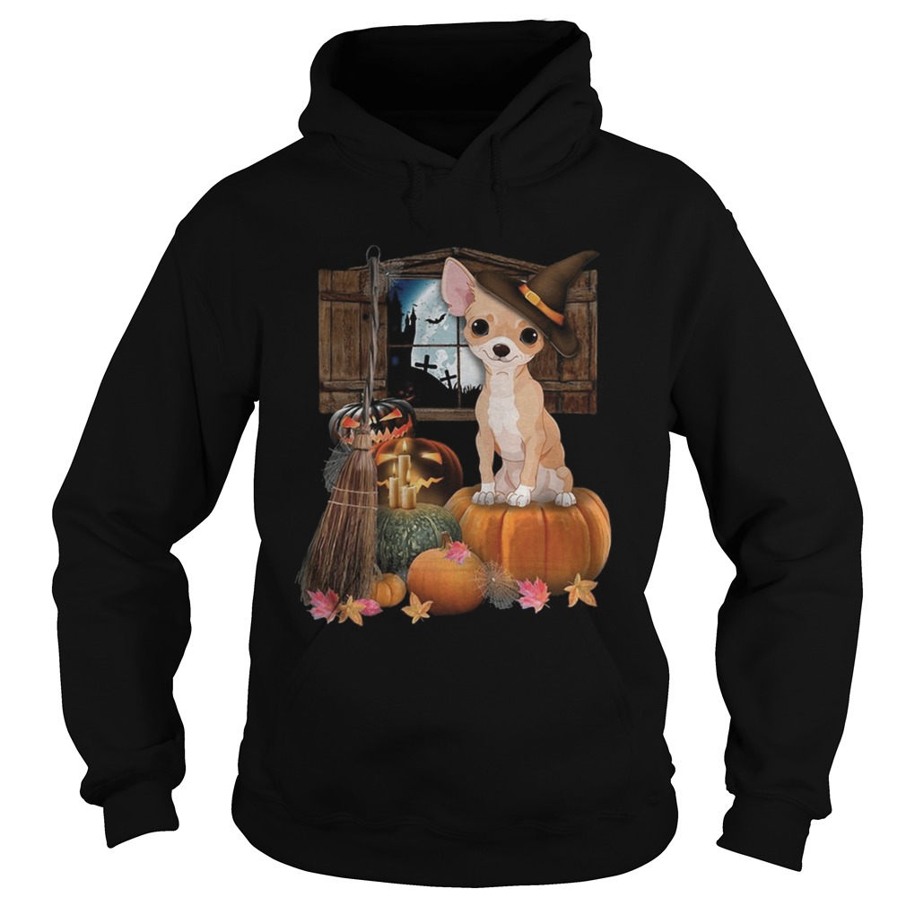 Chihuahua Witch Halloween Hoodie