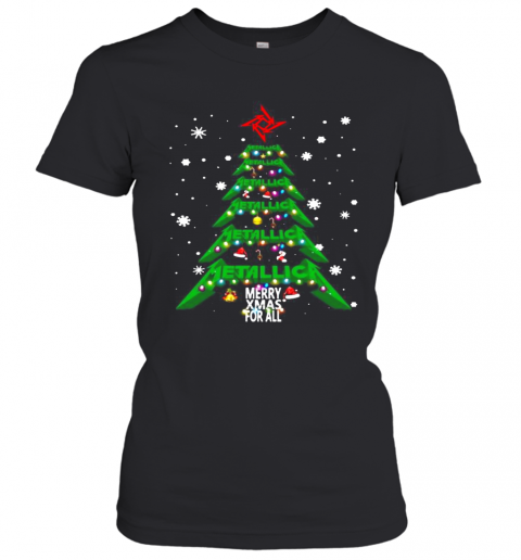 Christmas Tree Metallica Me Xmas For All T-Shirt Classic Women's T-shirt