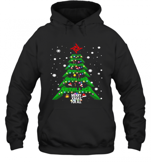 Christmas Tree Metallica Me Xmas For All T-Shirt Unisex Hoodie