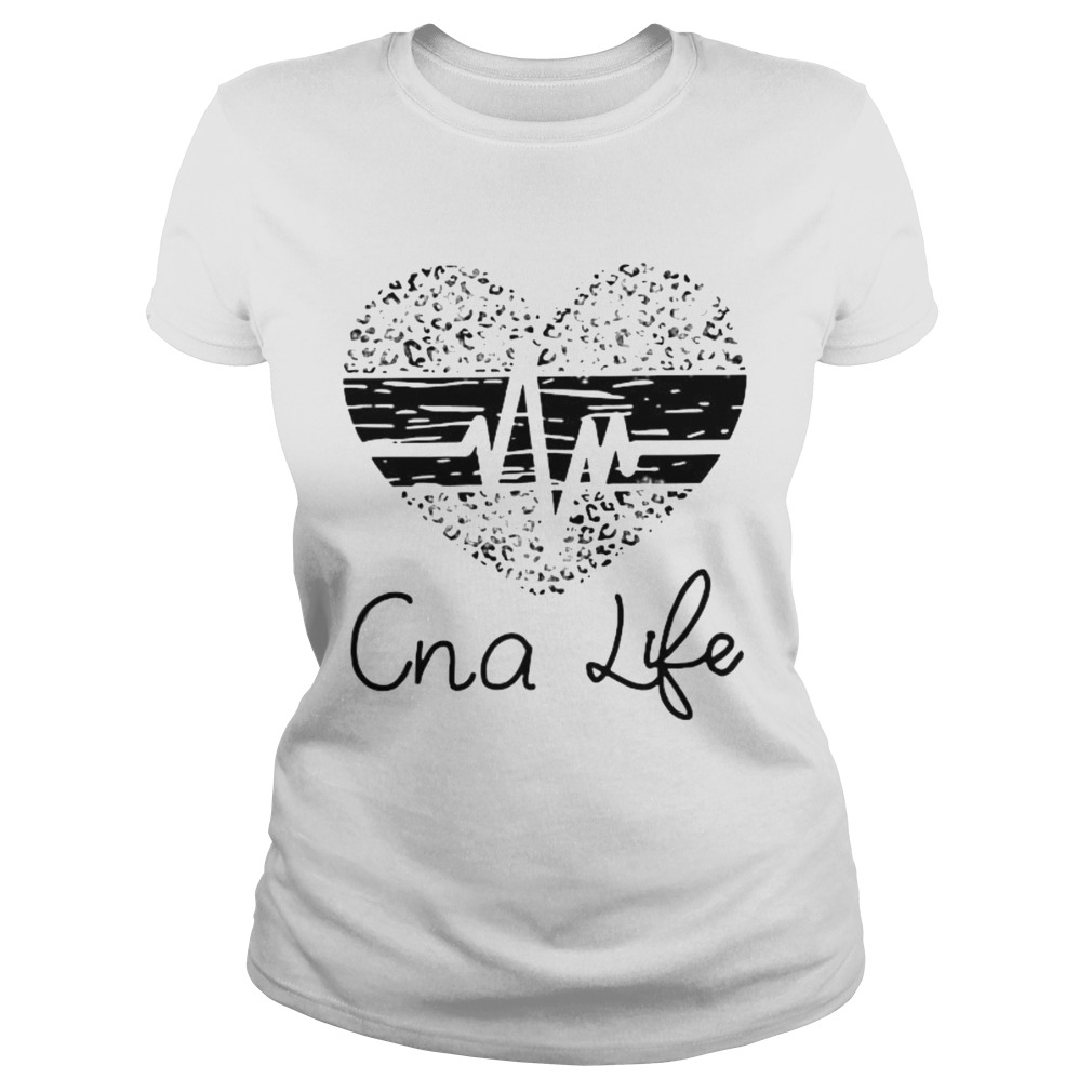 Cna life heartbeat heart leopard Classic Ladies
