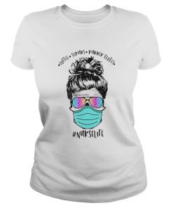 Coffee Scrubs Rubber Gloves Mask Nurselife  Classic Ladies