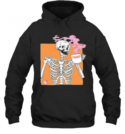 Colorful Skeleton Drink Dunkin Donuts Coffee T-Shirt Unisex Hoodie