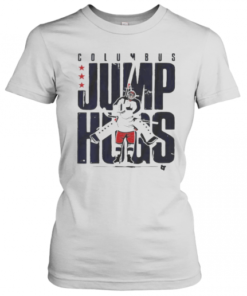Columbus Jump Hugs Hockey T-Shirt Classic Women's T-shirt