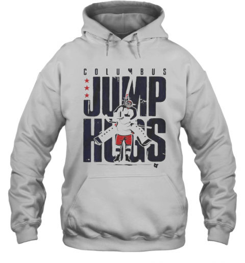 Columbus Jump Hugs Hockey T-Shirt Unisex Hoodie