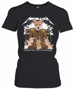 Corgi Metallica Master Of Puppies T-Shirt Classic Women's T-shirt