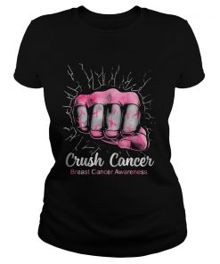 Crush cancer breast cancer awareness  Classic Ladies