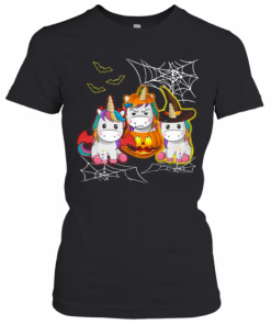 Cute Unicorn Halloween T-Shirt Classic Women's T-shirt