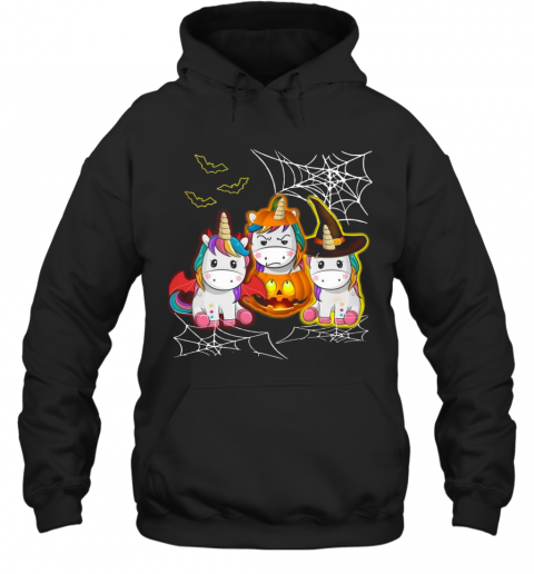 Cute Unicorn Halloween T-Shirt Unisex Hoodie
