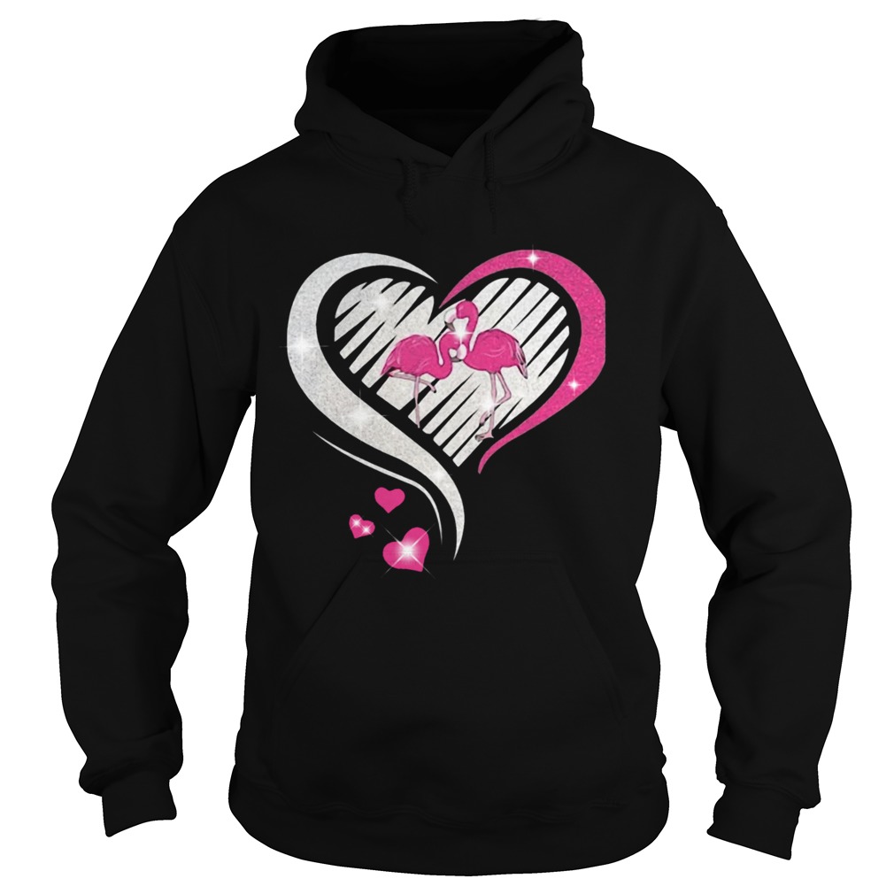 DIAMOND HEART FLAMINGOS Hoodie