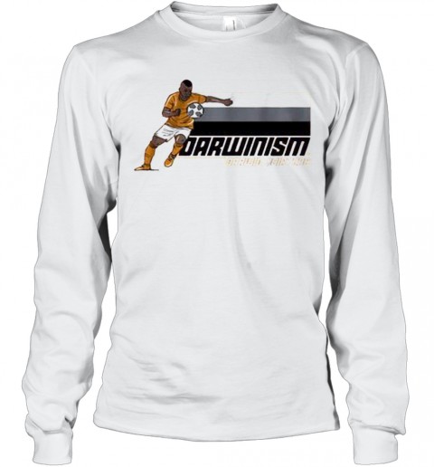 Darwinism Darwin Quitters Soccer T-Shirt Long Sleeved T-shirt 