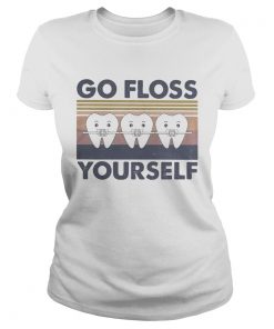 Dental go floss yourself vintage retro  Classic Ladies