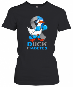 Diabetes Super Cool Duck Fiabetes T-Shirt Classic Women's T-shirt