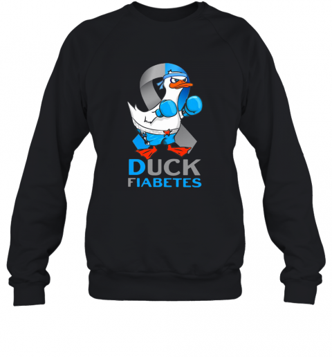 Diabetes Super Cool Duck Fiabetes T-Shirt Unisex Sweatshirt