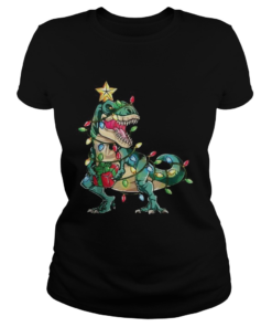 Dinosaur merry christmas tree  Classic Ladies