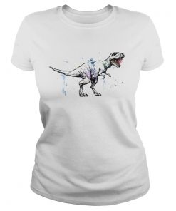 Dinosaurs T Rex Watercolor  Classic Ladies
