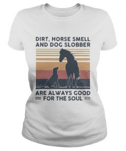 Dirt horse smell and dog slobber are always good for the soul vintage retro  Classic Ladies