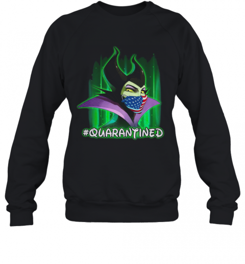 Disney Maleficent Mask Quarantined Coronavirus T-Shirt Unisex Sweatshirt