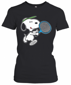 Disney Snoopy Playing Badminton T-Shirt Classic Women's T-shirt