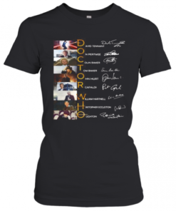 Doctor Who Characters Signatures T-Shirt Classic Women's T-shirt