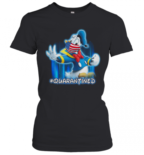 Donald Duck Face Mask Quarantined T-Shirt Classic Women's T-shirt
