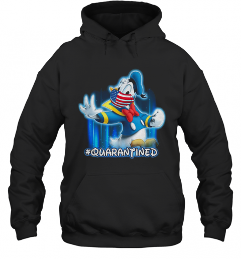 Donald Duck Face Mask Quarantined T-Shirt Unisex Hoodie