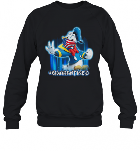 Donald Duck Face Mask Quarantined T-Shirt Unisex Sweatshirt