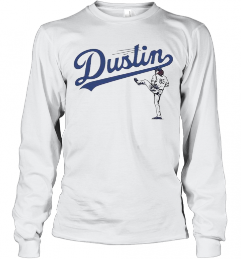 Dustin May Los Angeles Dodgers Baseball T-Shirt Long Sleeved T-shirt
