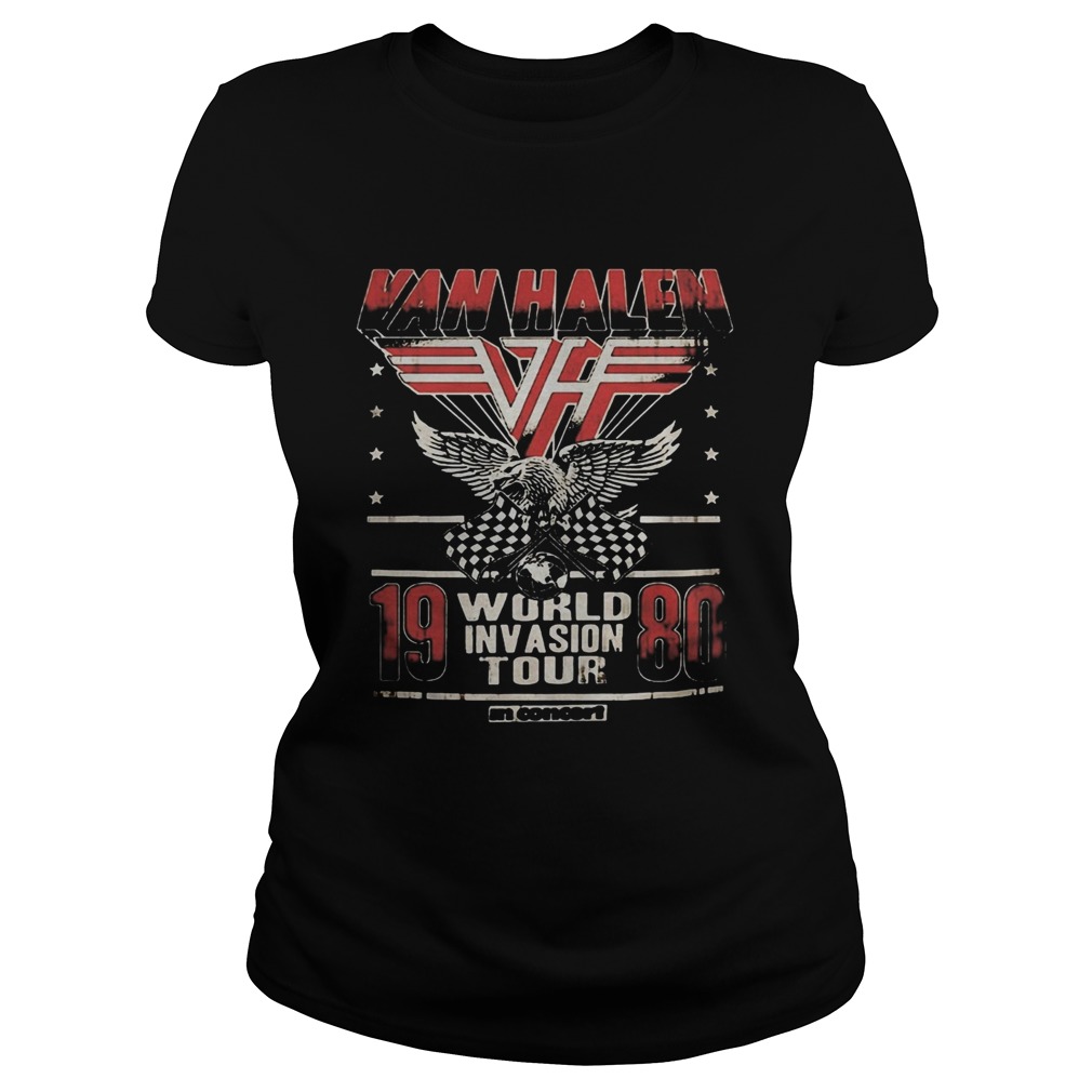 Eagles van halen 1980 world invasion tour Classic Ladies